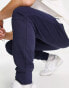 New Look panelled joggers in navy