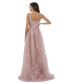 Фото #4 товара Women's Overskirt Lace Fitted Gown