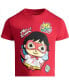 ფოტო #2 პროდუქტის RYANS WORLD Red Titan Combo Panda 2 Pack T-Shirts Toddler |Child Boys