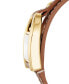 Фото #2 товара Часы и аксессуары Fossil Женские часы Harwell кварцевые на кожаном ремешке, коричневые, 28 мм
