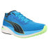 Фото #2 товара Puma Deviate Nitro Wildwash Running Mens Blue Sneakers Athletic Shoes 37622301