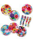 Фото #2 товара Garden Floral Melamine Assorted 6" Appetizer Plate, Service for 6