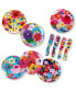 Garden Floral Melamine Assorted 6" Appetizer Plate, Service for 6