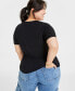 Plus Size Modal V-Neck T-Shirt, Created for Macy's