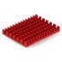 Heatsink 40x30x5mm for Raspberry Pi 4 with thermoconductive tape - red