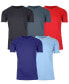 Men's Short Sleeve Moisture-Wicking Quick Dry Performance Crew Neck Tee -5 Pack