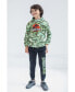 Boys Dinosaur Jurassic Park T-Rex Fleece Pullover Hoodie and Pants Outfit Set to