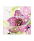 Фото #1 товара Dawn Derma Pink Flower in the Snow Canvas Art - 15.5" x 21"