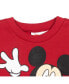 Фото #6 товара Baby Boys Mickey Mouse Fleece Pullover Sweatshirt and Pants Outfit Set to (12 Months - 14-16)