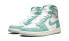 Jordan Air Jordan 1 "Turbo Green" 2019全明星 耐磨防滑 高帮 复古篮球鞋 男款 蒂芙尼绿