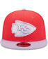 Фото #2 товара Men's Red, Lavender Kansas City Chiefs Two-Tone Color Pack 9FIFTY Snapback Hat