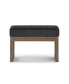 Фото #4 товара Milltown Contemporary Rectangle Footstool Ottoman Bench