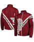 ფოტო #1 პროდუქტის Men's Maroon Texas Southern Tigers Exploded Logo Warm Up Full-Zip Jacket