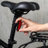 Фото #10 товара Zestaw lampek rowerowych przednia i tylna USB-C czarny