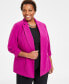 ფოტო #1 პროდუქტის Plus Size 3/4-Sleeve Blazer, Created for Macy's