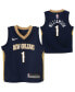 Little Boys Zion Williamson New Orleans Pelicans Icon Replica Jersey Синий, 5/6 - фото #1