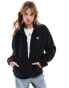 adidas Originals Teddy Fleece Full-Zip jacket in black