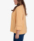 Фото #5 товара Plus Size Classic Scarecrow Detailed Bell Sleeve Top