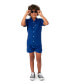 ფოტო #2 პროდუქტის Little Boys 2 Pc Summer Shirt and Shorts Set