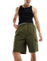 Tommy Jeans Aiden technical short in olive green