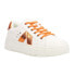 Фото #2 товара Corkys Tailgate Platform Lace Up Womens White Sneakers Casual Shoes 51-0149-ORC