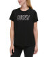 Фото #4 товара Women's Cotton Holographic Logo Short-Sleeve T-Shirt