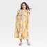 Flutter Sleeve Short Woven Maternity Dress - Isabel Maternity by Ingrid &