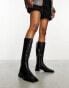 Фото #2 товара RAID Elixir knee boots with square toe in black