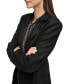 ფოტო #4 პროდუქტის Women's Fuaux-Suede Long-Sleeve Topper Jacket