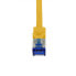 LogiLink Patchkabel Ultraflex Cat.6a S/Ftp gelb 2 m - Cable - Network