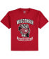 ფოტო #2 პროდუქტის Big Boys Red Wisconsin Badgers Strong Mascot T-shirt