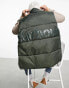 Фото #1 товара Barbour Beacon large baffle quilted gilet with corduroy collar in sage