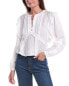 Фото #1 товара Iro Camer Linen-Blend Top Women's White 36