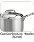 Фото #3 товара Gourmet Tri-Ply Clad 2 Qt Covered Sauce Pan