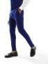 Фото #3 товара ASOS DESIGN super skinny suit trouser in dark blue