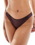 Cotton On full bikini bottom in brown shimmer Schimmerndes Weidenbraun, 2XS - EU 34 - фото #2