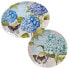 Фото #1 товара Hydrangea Garden Melamine 2-Pc. Platter Set - Round and Oval