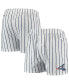 ფოტო #1 პროდუქტის Men's White, Navy Chicago White Sox Vigor Pinstripe Boxer Shorts