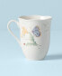 Butterfly Meadow 12 Oz. Floral Porcelain Mug