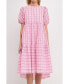 Фото #1 товара Women's Plaid Midi Dress