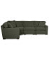 Фото #12 товара Radley Fabric 4-Piece Sectional Sofa, Created for Macy's