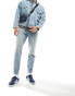 Фото #5 товара ASOS DESIGN classic rigid jeans in light wash blue