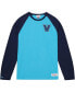 Фото #2 товара Men's Light Blue Villanova Wildcats Legendary Slub Raglan Long Sleeve T-shirt