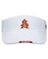 ფოტო #3 პროდუქტის Men's White Arizona State Sun Devils Flare Adjustable Visor