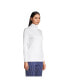 Фото #3 товара Women's Supima Cotton Long Sleeve Turtleneck T-Shirt