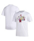 Фото #1 товара Men's x Rich Mnisi Pride Collection White Nebraska Huskers Pregame AEROREADY T-Shirt