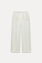 TROUSERS WITH PLEATED WAIST