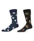 Фото #1 товара Men's Crew Sports Assortment Socks, Pair of 2