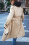 SLIM WATER-REPELLENT TRENCH COAT - ZW COLLECTION