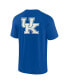 Фото #3 товара Men's and Women's Royal Kentucky Wildcats Super Soft Short Sleeve T-shirt